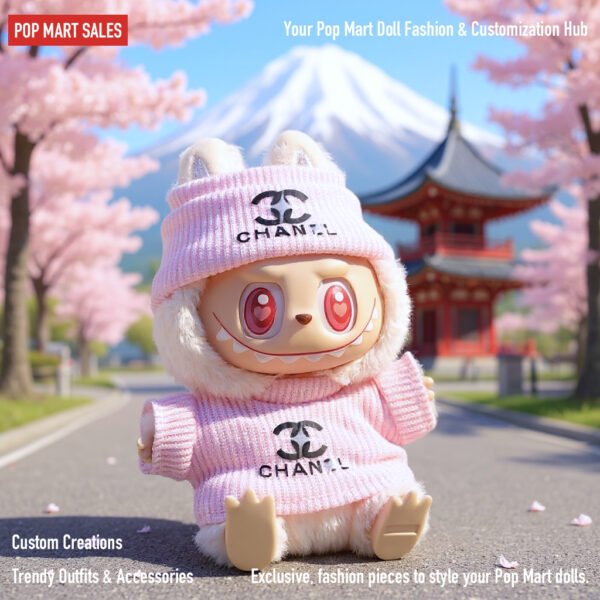 Labubu (Gen 1 & Gen 2 & Gen 3) Cute Pink Chanel
